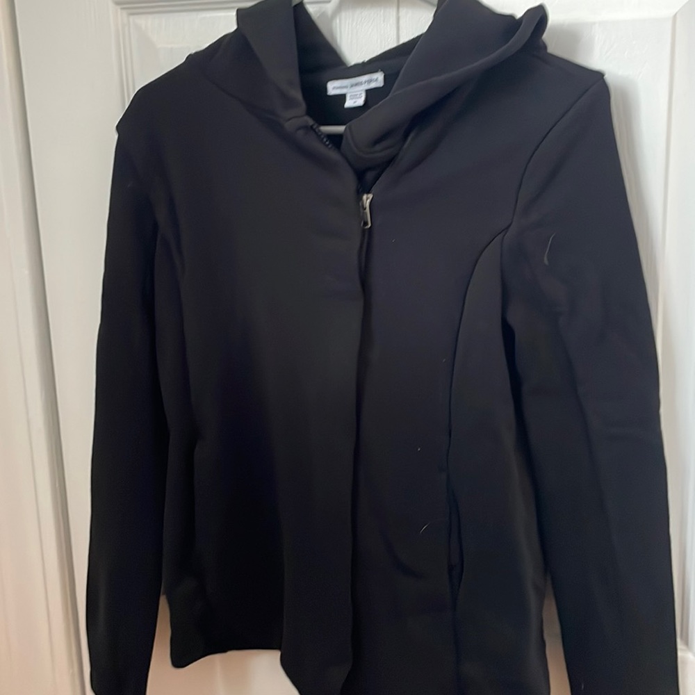 James Perse black hoodie size 2 EUC